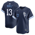 Salvador Perez Kansas City Royals Nike City Connect Limited Jersey - Navy