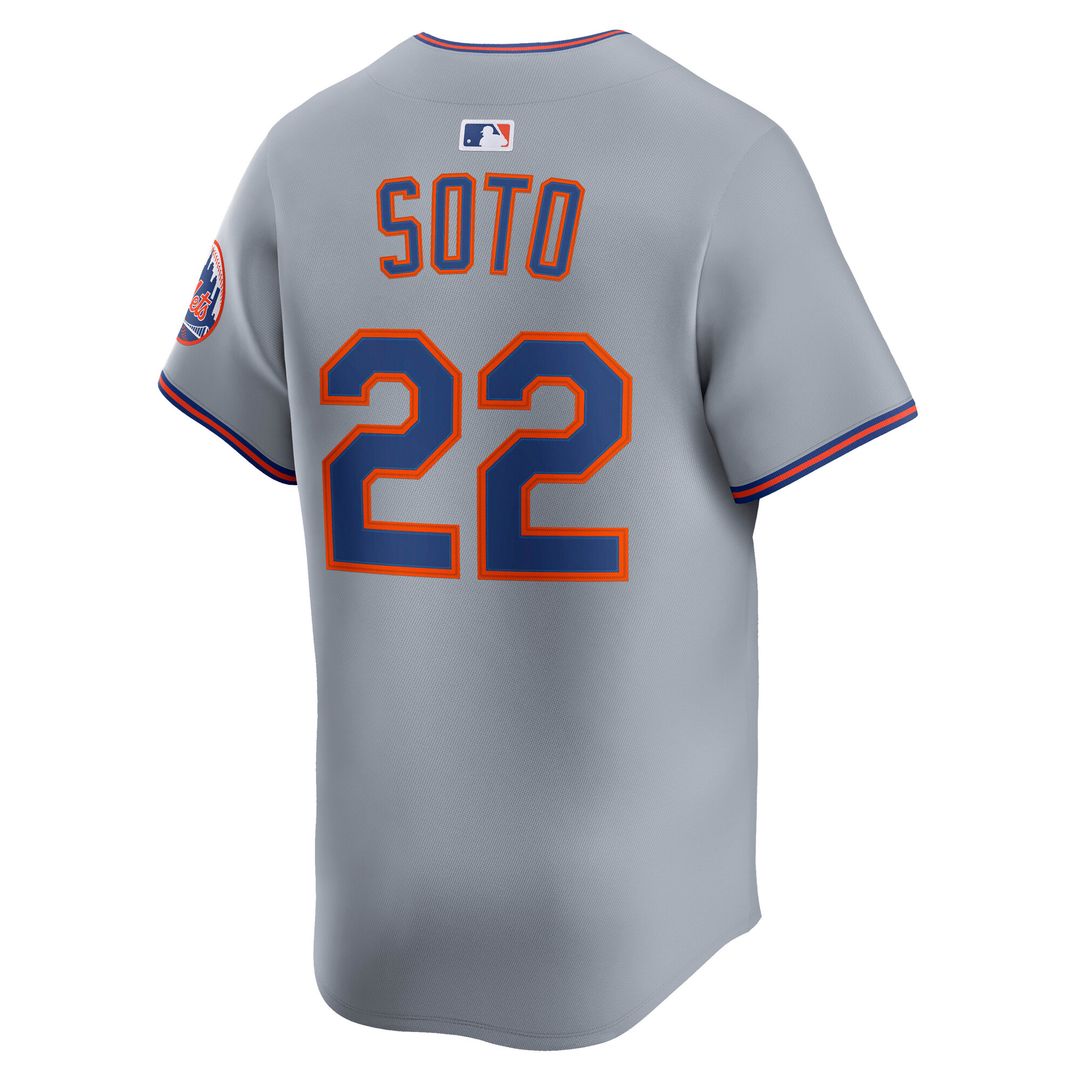 Juan Soto New York Mets Nike Road Limited Player Jersey - Gray