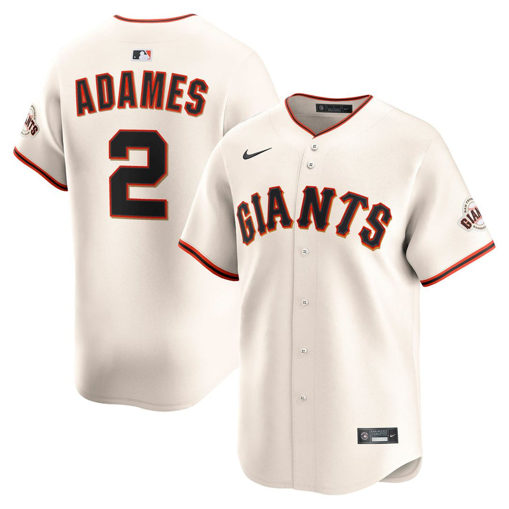 Willy Adames San Francisco Giants Nike Home Limited Player Jersey - Cream