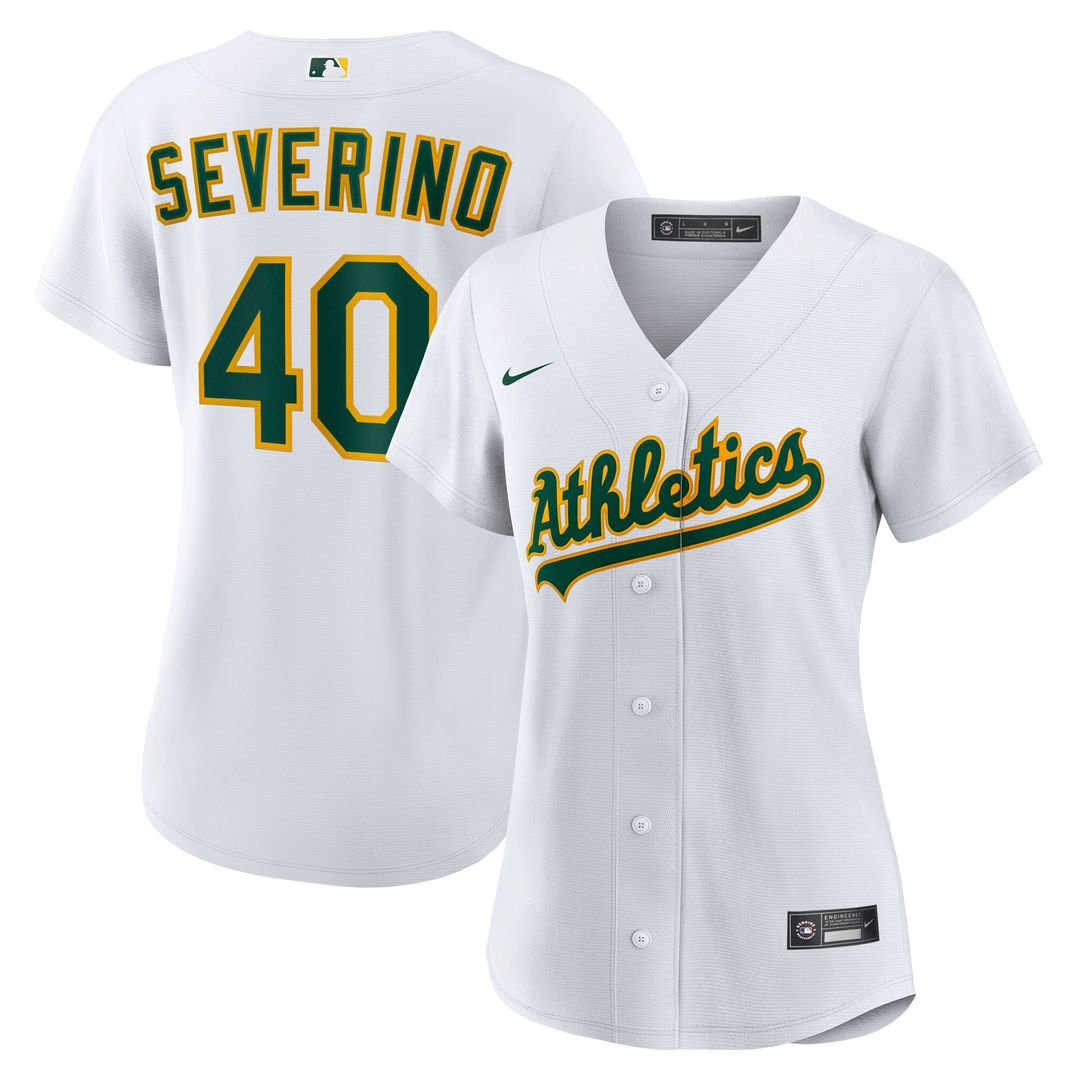 Luis Severino Athletics Nike Women's Home Replica Jersey - White