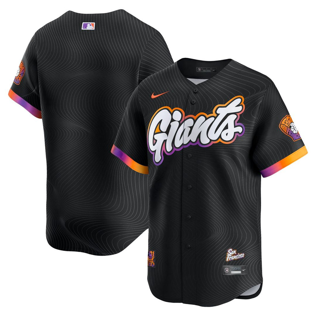 San Francisco Giants Nike 2025 City Connect Limited Jersey - Anthracite