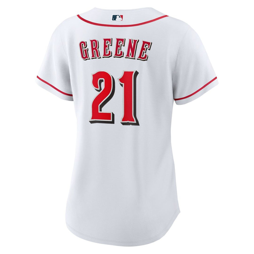 Hunter Greene Cincinnati Reds Nike Women's Home Replica Jersey - White