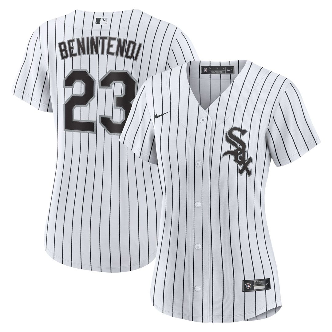 Andrew Benintendi Chicago White Sox Nike Women's Home Official Player Jersey - White/Black
