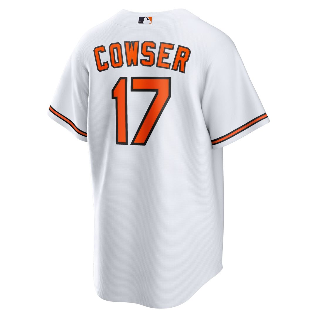 Colton Cowser Baltimore Orioles Nike Home Replica Jersey - White