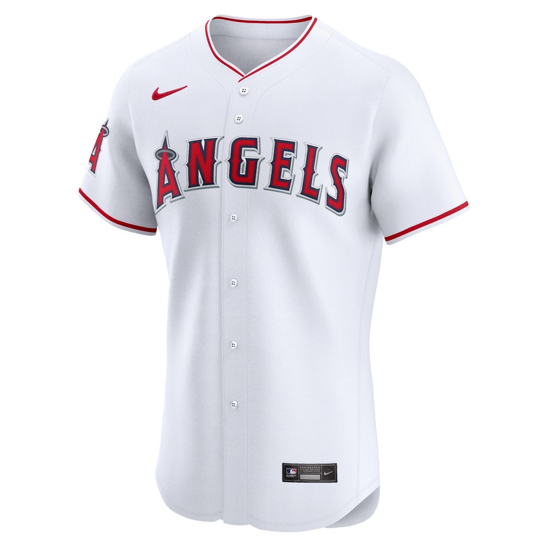 Los Angeles Angels Nike Home Elite Jersey - White