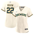 Christian Yelich Milwaukee Brewers Nike Women's Home Replica Jersey - White