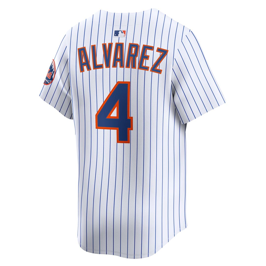 Francisco Alvarez New York Mets Nike Home Limited Player Jersey - White
