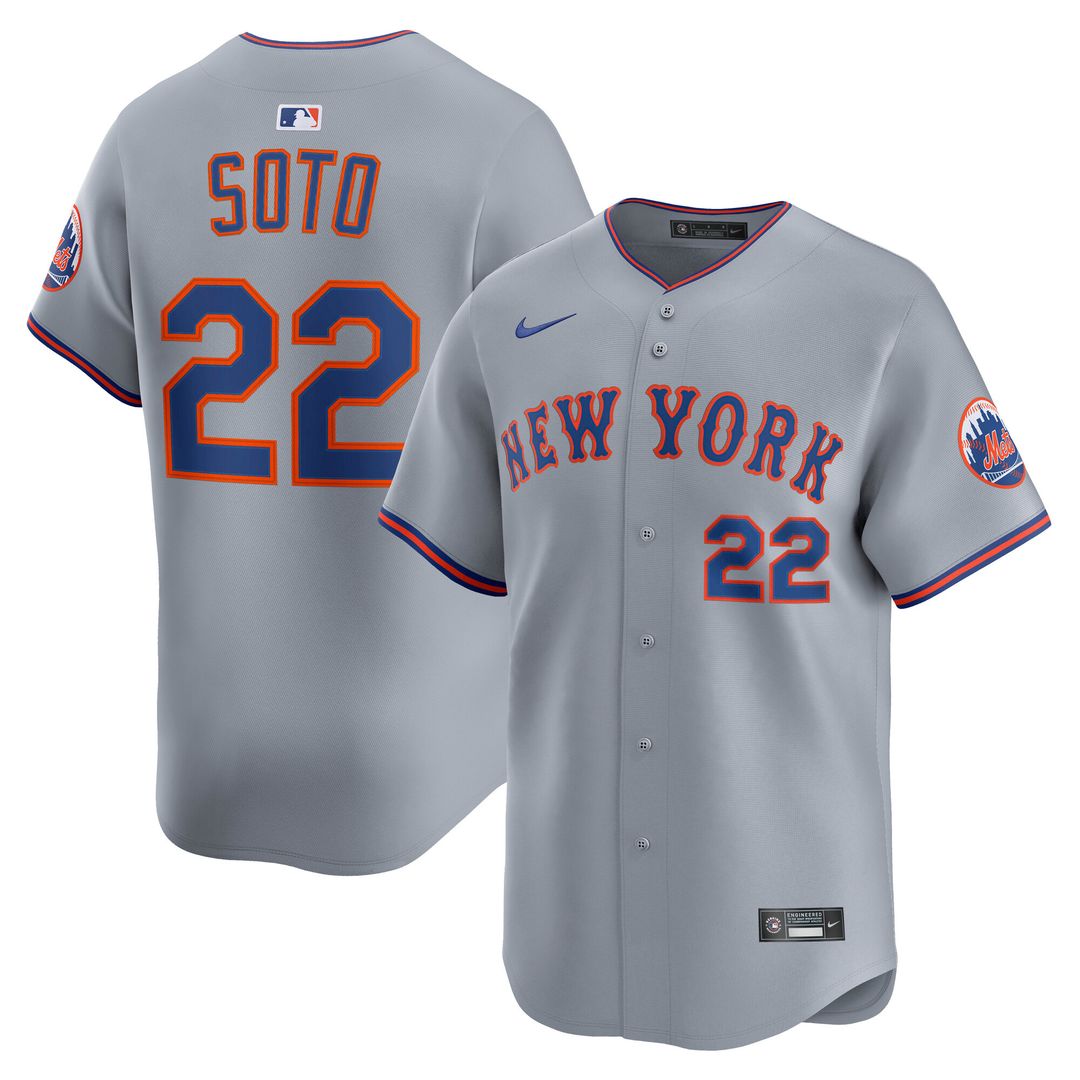 Juan Soto New York Mets Nike Road Limited Player Jersey - Gray