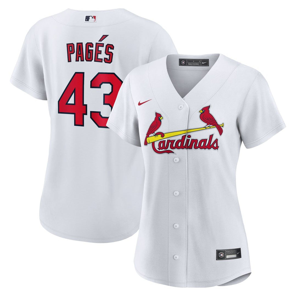 Pedro Pagés St. Louis Cardinals Nike Women's Home Replica Jersey - White