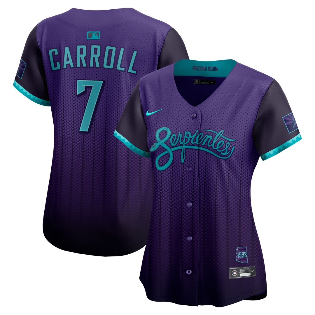 Corbin Carroll Arizona Diamondbacks Nike Women's 2025 City Connect Limited Player Jersey - Purple