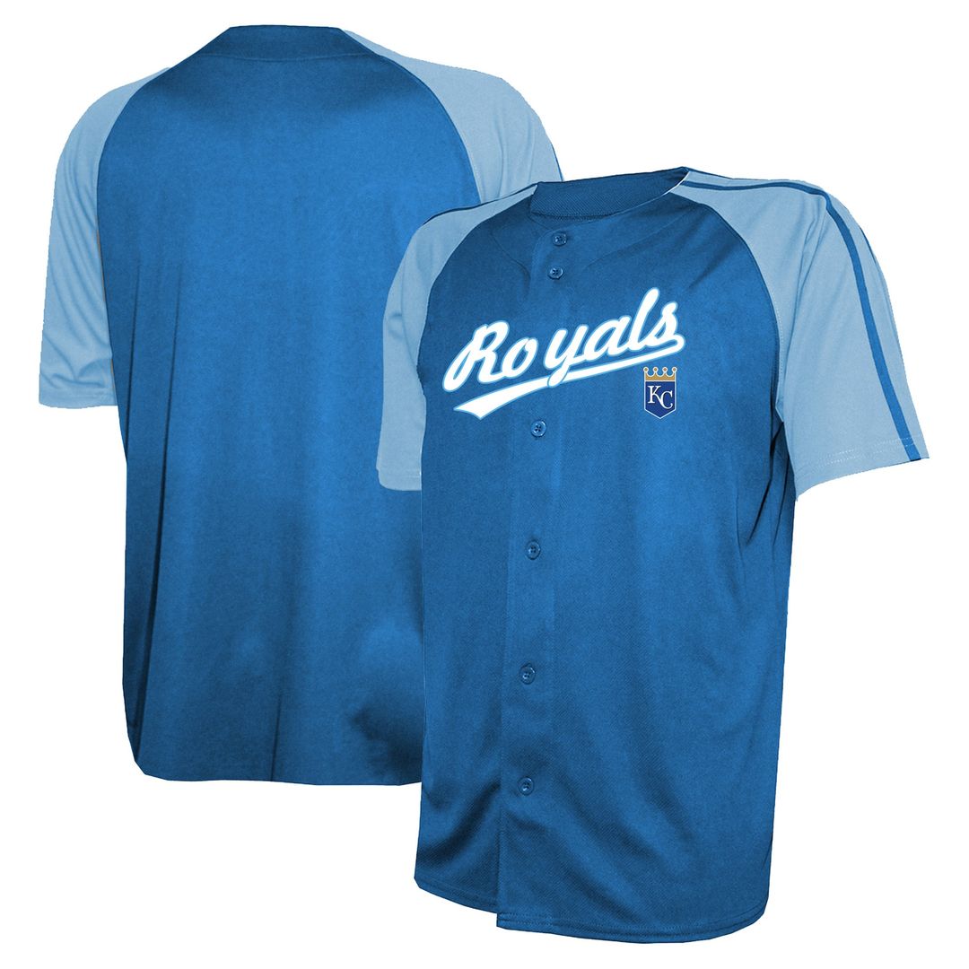 Kansas City Royals Stitches Team Raglan Jersey - Royal