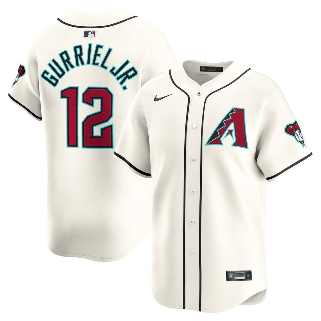 Lourdes Gurriel Jr. Arizona Diamondbacks Nike Home Limited Player Jersey - Cream