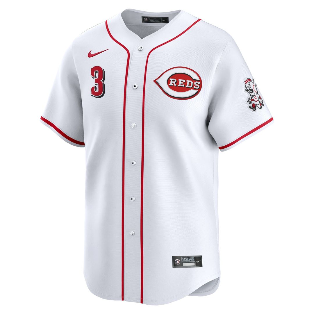 Ke'Bryan Hayes Cincinnati Reds Nike Home Limited Player Jersey - White