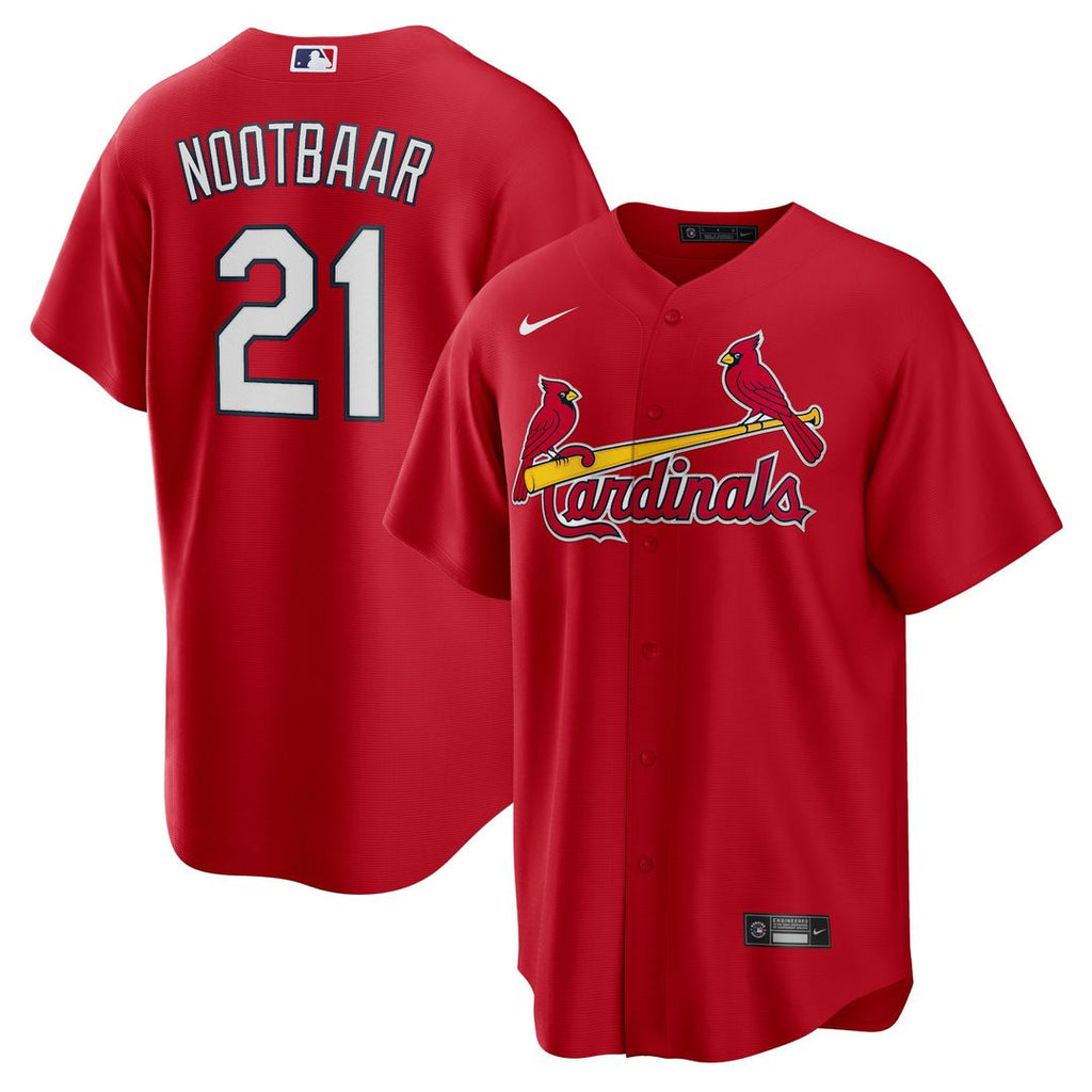 Lars Nootbaar St. Louis Cardinals Nike Big & Tall Alternate Replica Player Jersey - Red