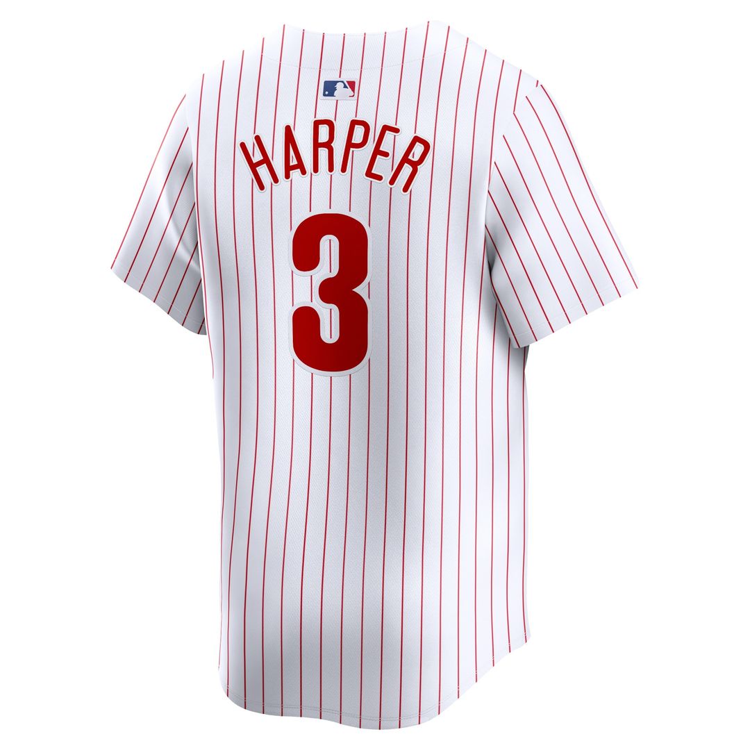 Bryce Harper Philadelphia Phillies Nike Home Limited Player Jersey - White