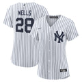 Austin Wells New York Yankees Nike Women's Home Replica Jersey - White