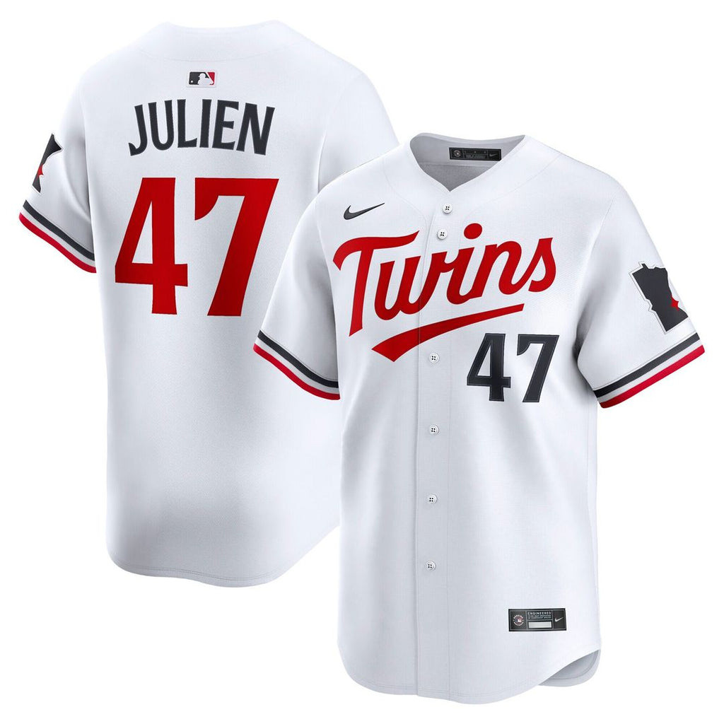 Edouard Julien Minnesota Twins Nike Home Limited Player Jersey - White
