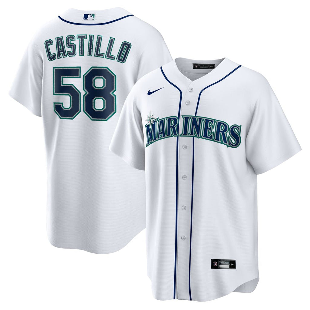 Luis Castillo Seattle Mariners Nike Home Replica Jersey - White