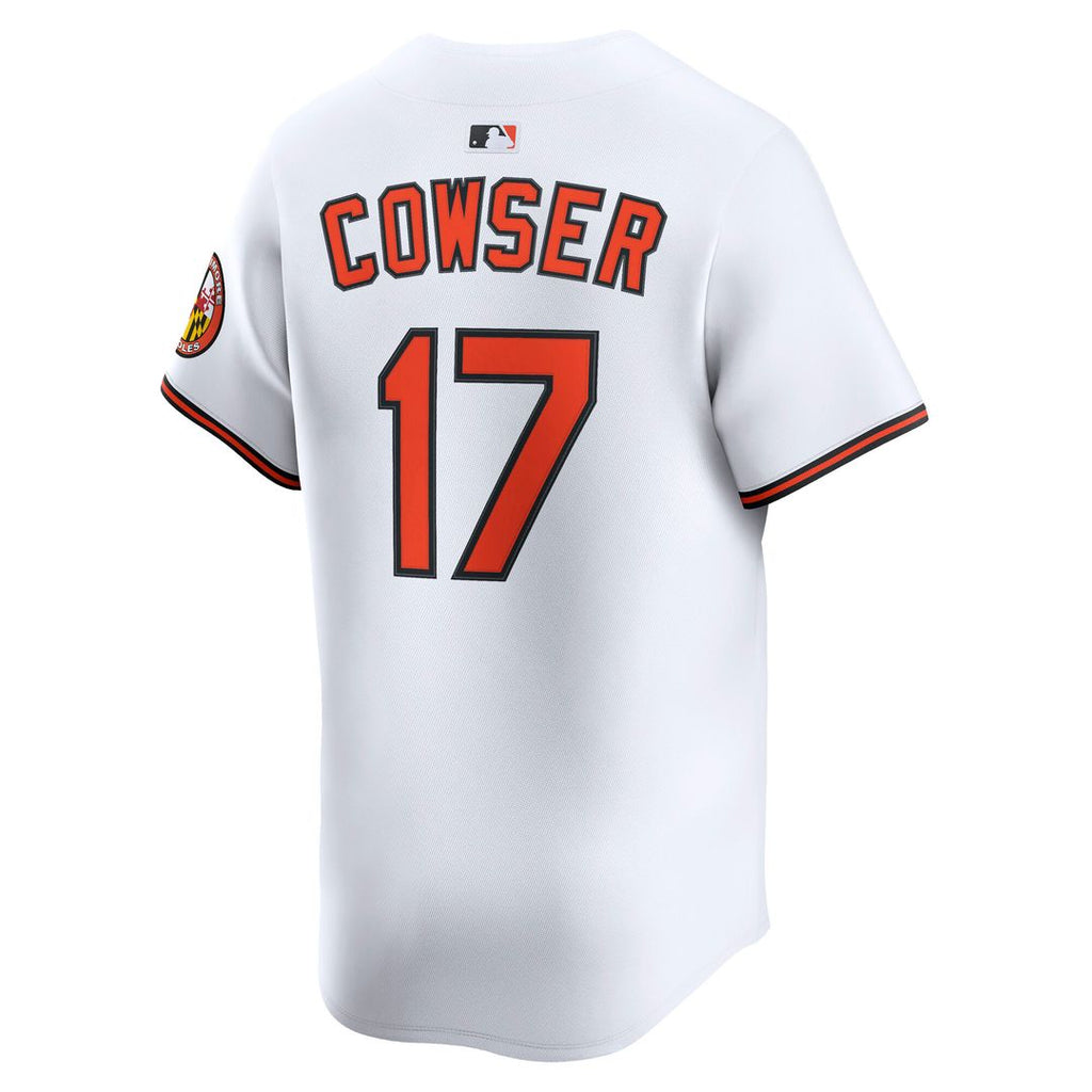 Colton Cowser Baltimore Orioles Nike Home Limited Player Jersey - White