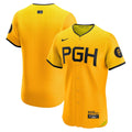 Pittsburgh Pirates Nike City Connect  Elite Jersey - Gold