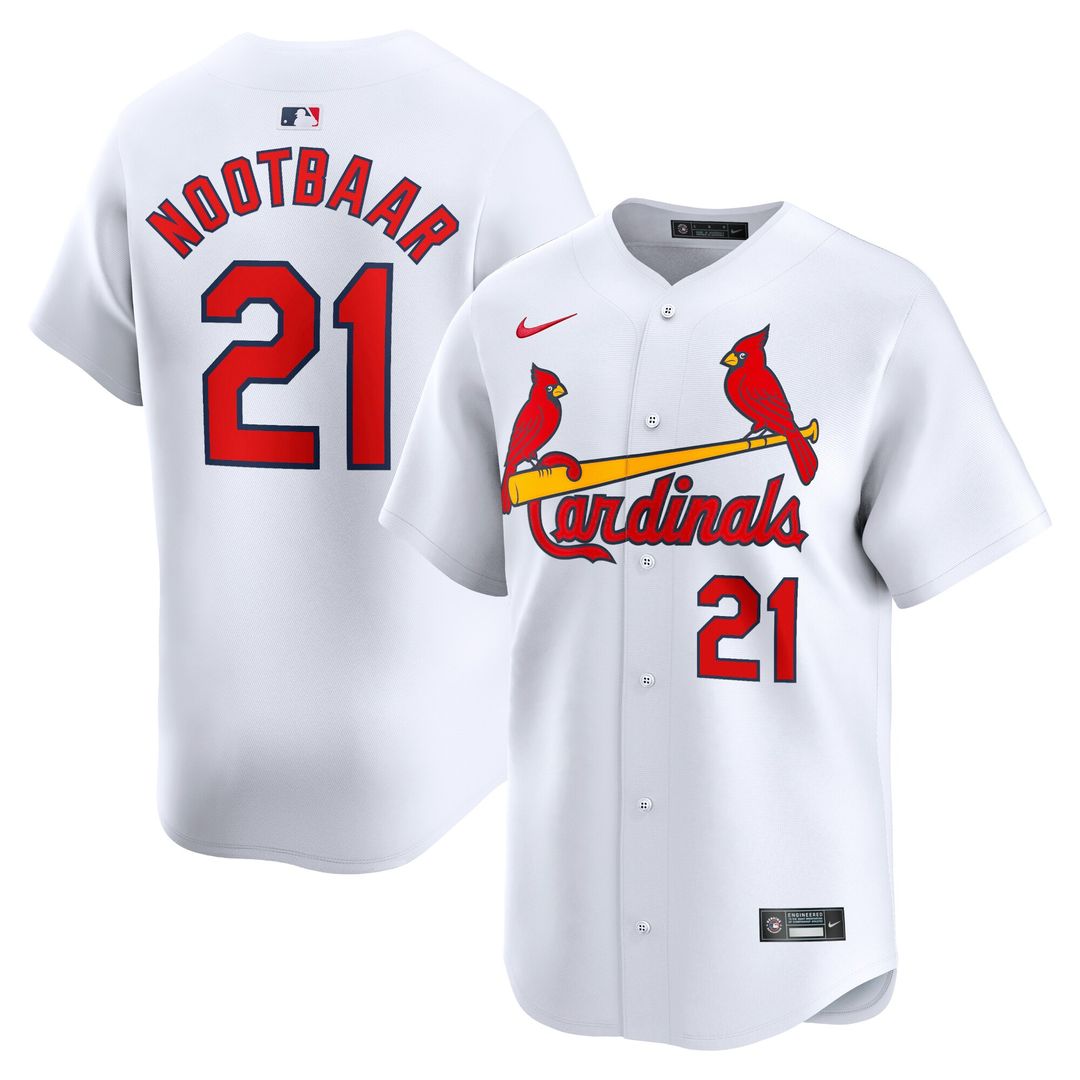 Lars Nootbaar St. Louis Cardinals Nike Home Limited Player Jersey - White