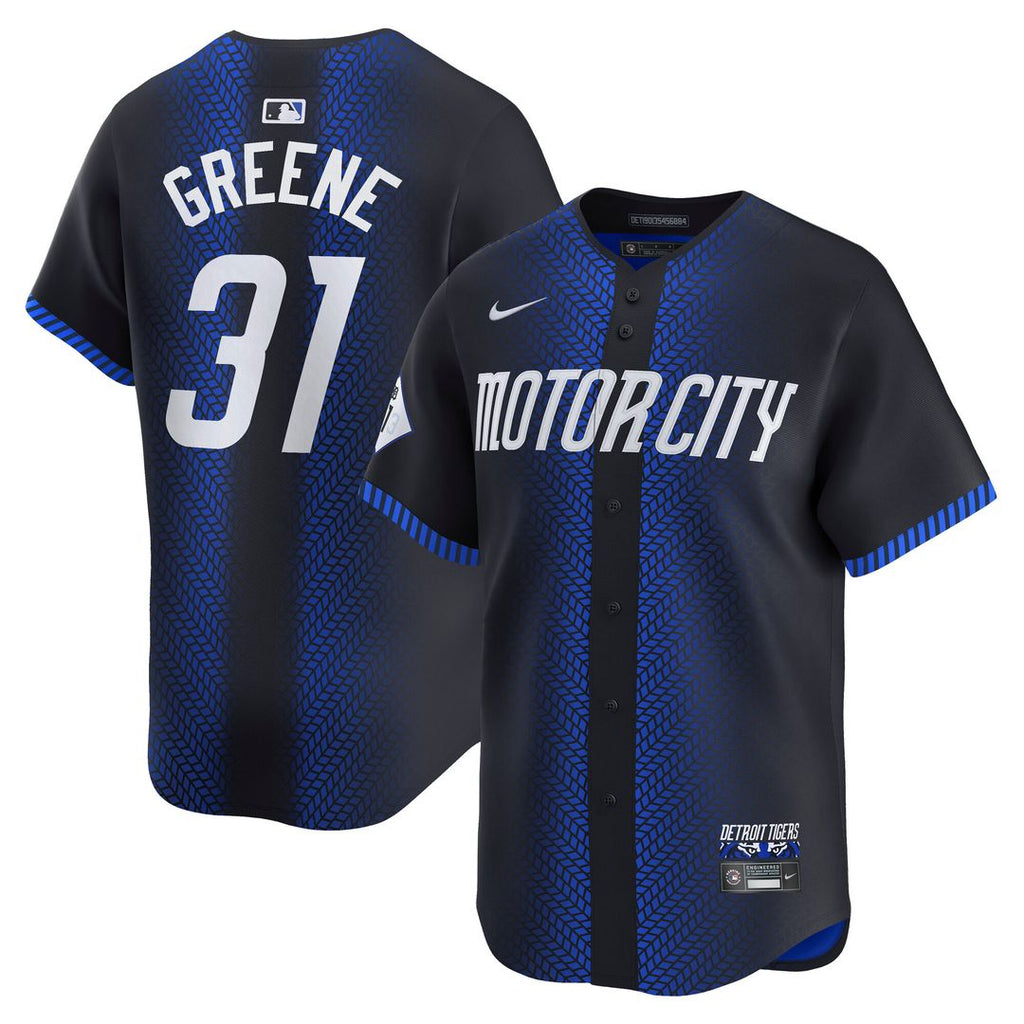 Riley Greene Detroit Tigers Nike City Connect Limited Jersey - Navy
