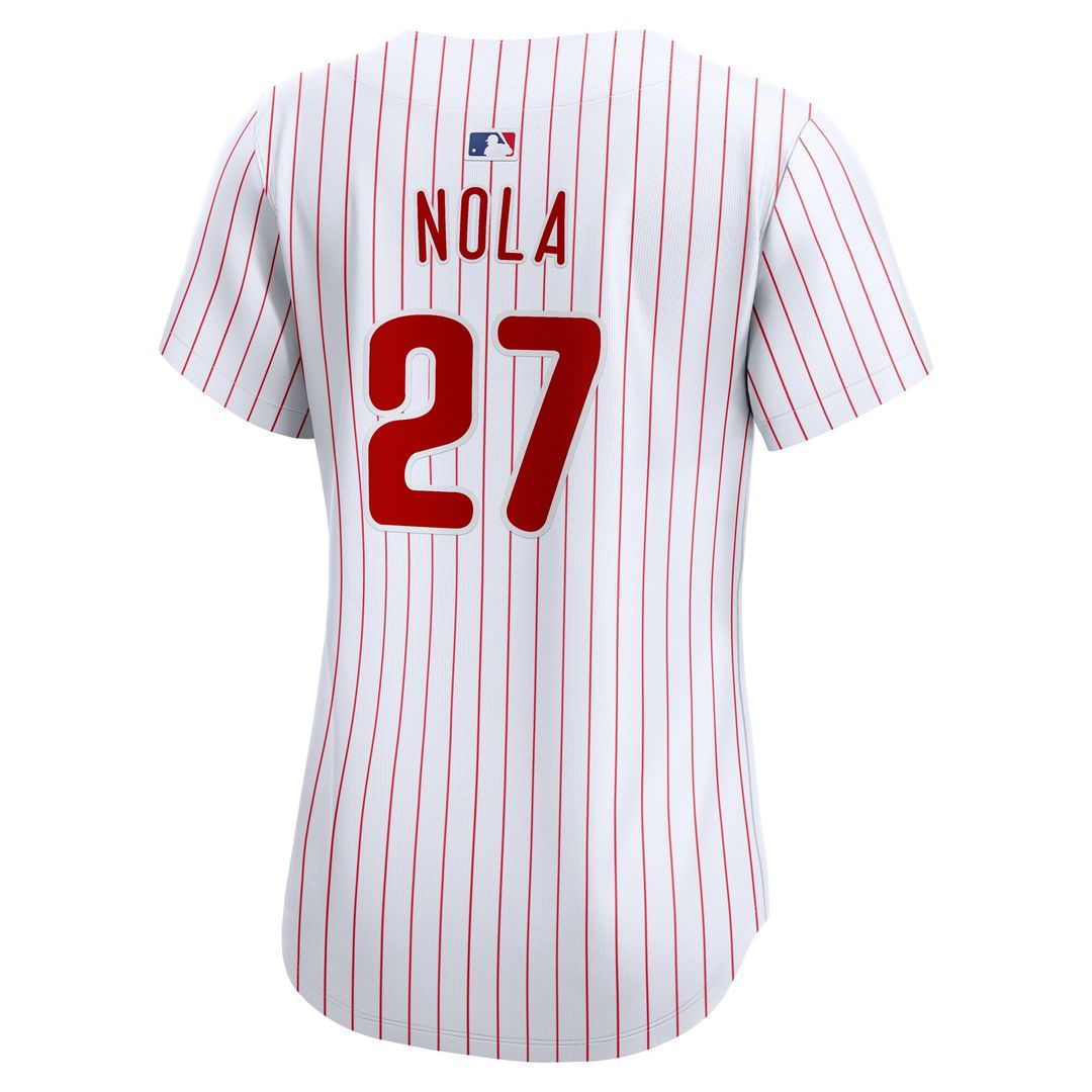 Aaron Nola Philadelphia Phillies Nike Women's Home Limited Player Jersey - White