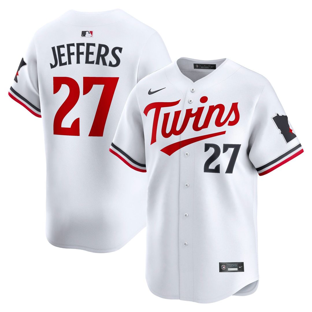 Ryan Jeffers Minnesota Twins Nike Home Limited Player Jersey - White
