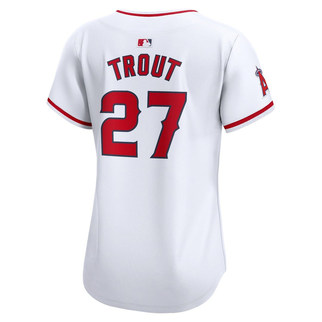 Mike Trout Los Angeles Angels Nike Women's Home Limited Player Jersey - White