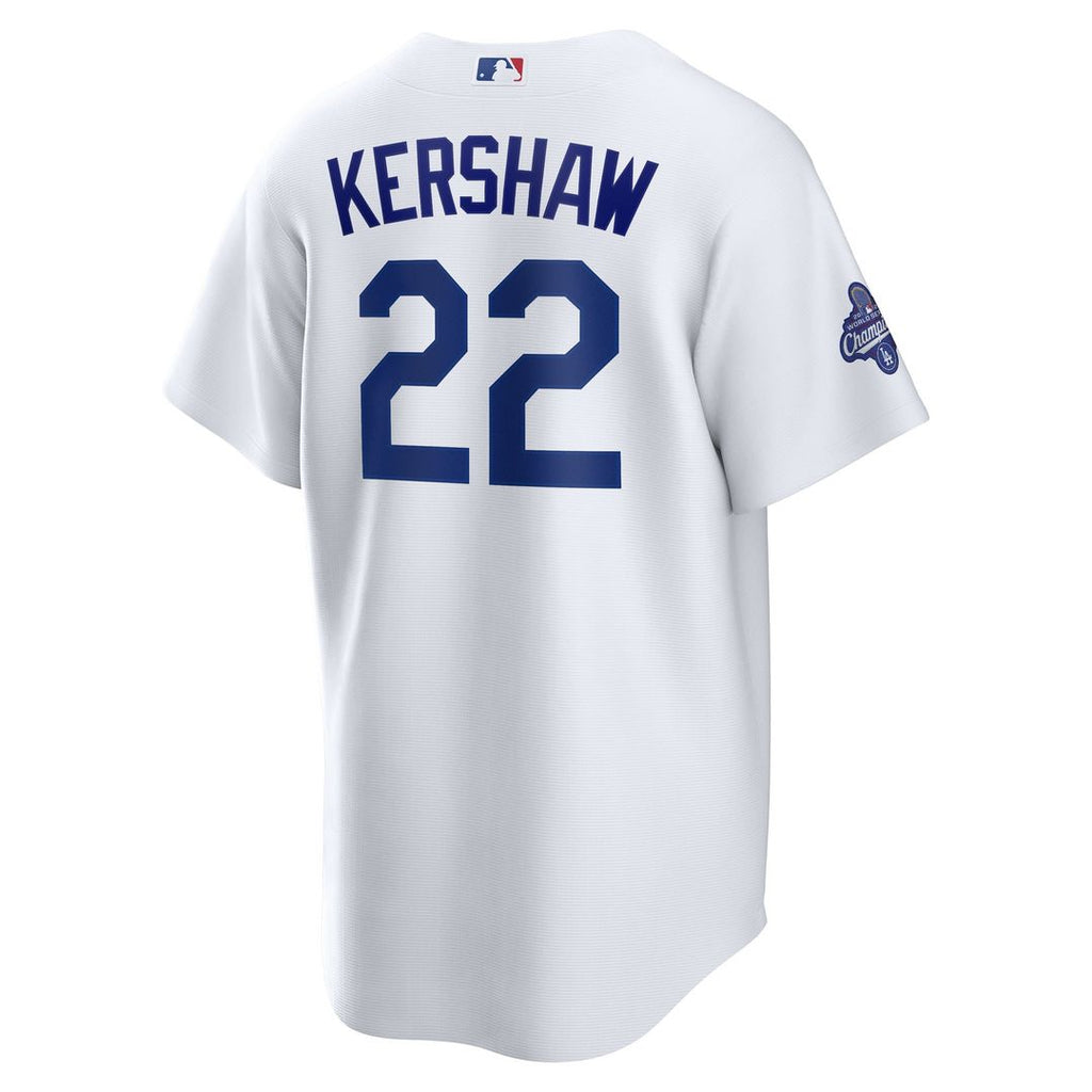 Clayton Kershaw Los Angeles Dodgers Nike Home 2025 World Series Champions Replica Jersey - White