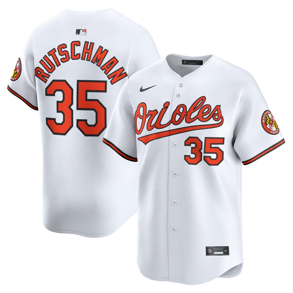 Adley Rutschman Baltimore Orioles Nike Home Limited Player Jersey - White