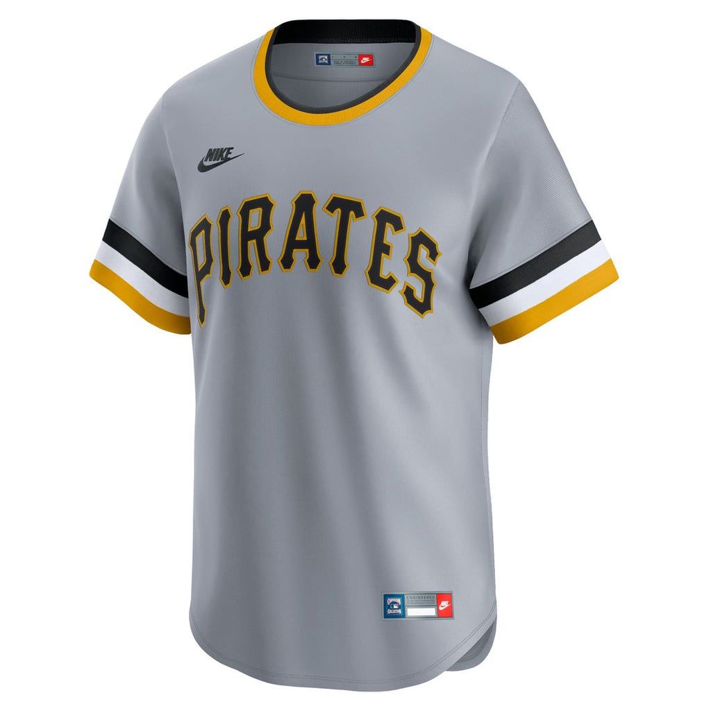 Pittsburgh Pirates Nike Cooperstown Collection Limited Jersey - Gray