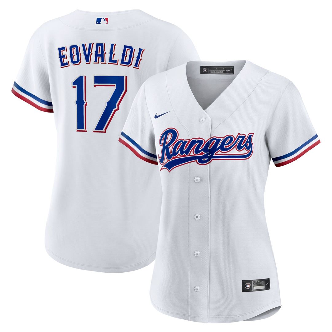 Nathan Eovaldi Texas Rangers Nike Women's Home Replica Jersey - White
