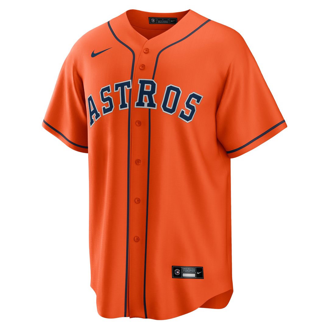 Yordan Álvarez Houston Astros Nike Alternate Replica Player Jersey - Orange